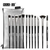 20 pcs Make Up Brush Set with Leather Case