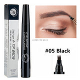 5 Colors Eyebrow Pen Waterproof