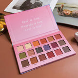 18 Colors Glazed Soft Glam Matte Eyeshadow Palette