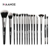 20 pcs Make Up Brush Set with Leather Case