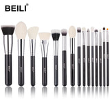 Complete Professional Make Up Brush Set with Goat Hair