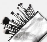 20 pcs Make Up Brush Set with Leather Case