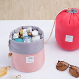 Round Waterproof Makeup Bag