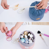 Round Waterproof Makeup Bag