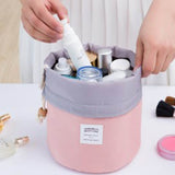 Round Waterproof Makeup Bag