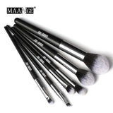 20 pcs Make Up Brush Set with Leather Case
