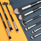 20 pcs Make Up Brush Set with Leather Case