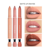 2 in 1 Matte Nude Lipstick & Lip Liner