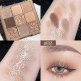 9 Colors Sakura Christmas Eyeshadow Palette