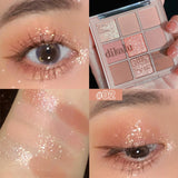 9 Colors Sakura Christmas Eyeshadow Palette