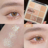 9 Colors Sakura Christmas Eyeshadow Palette