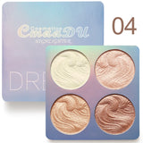 4Color Face Highlighter Palette