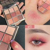 9 Colors Sakura Christmas Eyeshadow Palette
