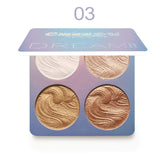 4Color Face Highlighter Palette