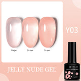 7ML Jelly Amber Gel Nail Polish