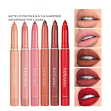 2 in 1 Matte Nude Lipstick & Lip Liner