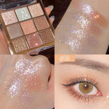 9 Colors Sakura Christmas Eyeshadow Palette