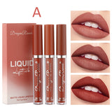3 Pcs Sweet Liquid Lipstick Set