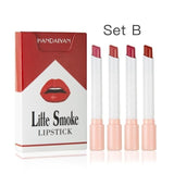 4PCS/Set Creative Cigarette Velvet Long Lasting Lipstick