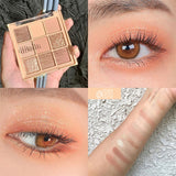 9 Colors Sakura Christmas Eyeshadow Palette