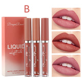 3 Pcs Sweet Liquid Lipstick Set