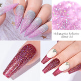 Reflective Glitter Gel Nail Polish
