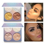 4Color Face Highlighter Palette